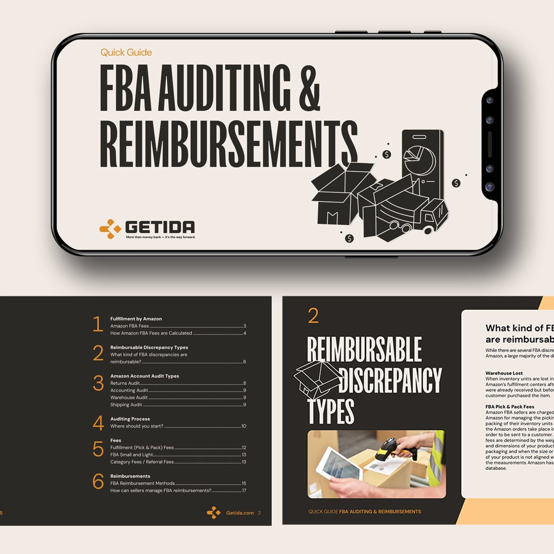 Getida ebook on phone